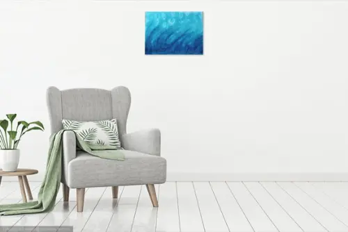 Quadro Decorativo Pintura em Tela Abstrato Moderno
