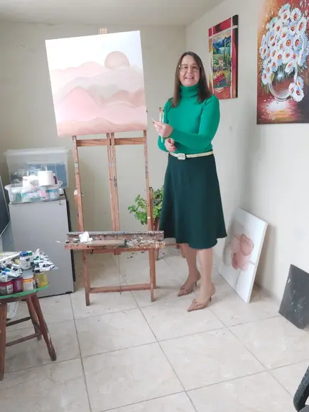 Quadro Decorativo Pintura em Tela Abstrato Moderno Orgânico