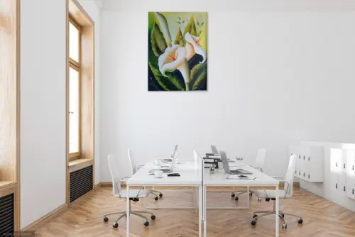 Quadro Grande para Sala e Quarto Copos de Leite Black Friday