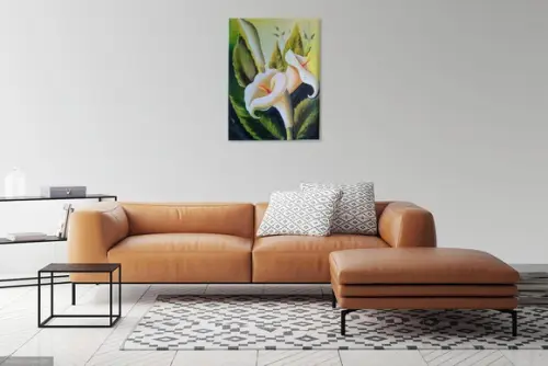 Quadro Grande para Sala e Quarto Copos de Leite Black Friday