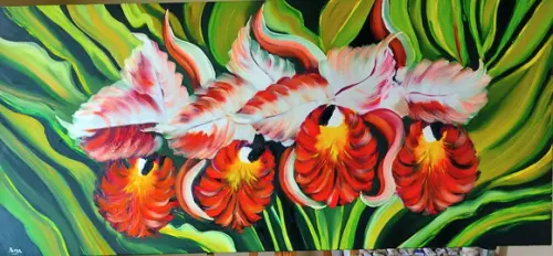 Quadro Grande para Sala e Quarto Orquídeas Presente de Natal