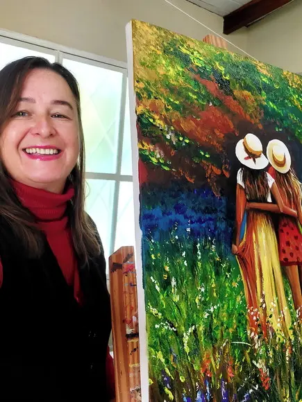 Quadro Mulheres Mãe e Filha Mãe de Menina Presente de Natal