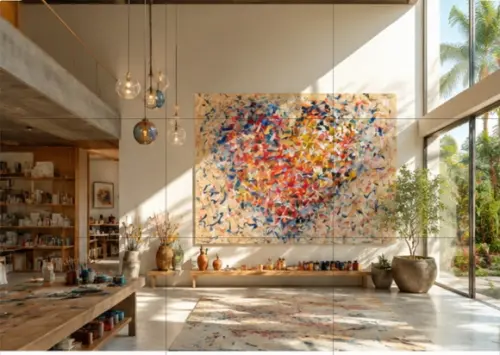 Quadro para Casa Decorativo para Sala Pintura Tela Coração
