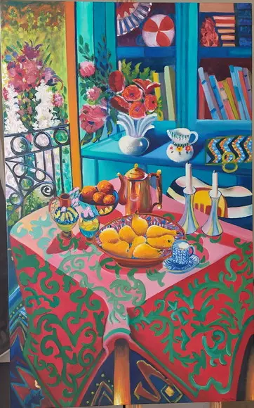 Quadro para Sala de Jantar Cozinha Gourmet Pntura em Tela
