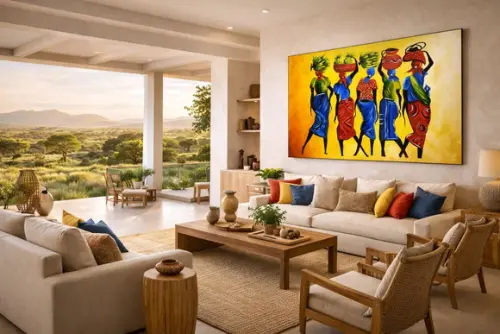 Quadro para Sala e Quarto Mulheres Africanas Black Friday