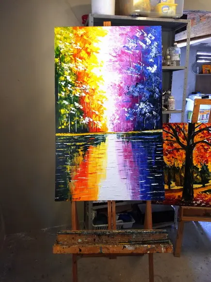 Quadro para Sala e Quarto Reflexo na Água Black Friday
