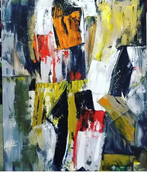 Quadro para Sala e Quarto Tela Abstrato Moderno Black Friday