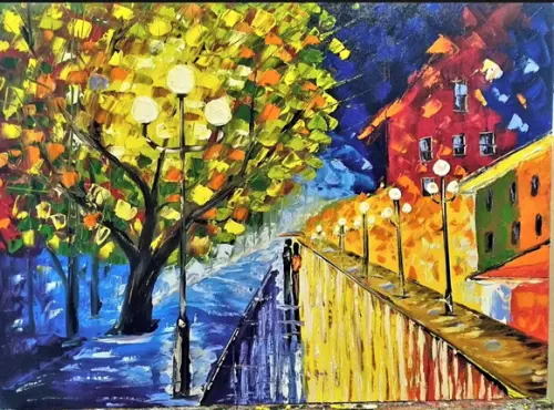 Quadro para Sala e Quarto Urbana Ruas da Cidade Black Friday