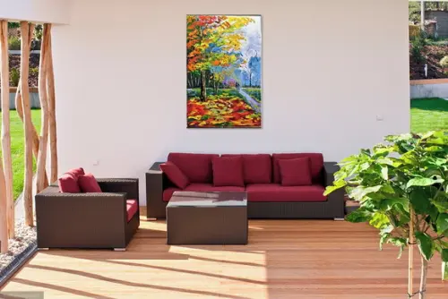 Quadro para Sala e Quarto Tela Paisagem Caminho Black Friday