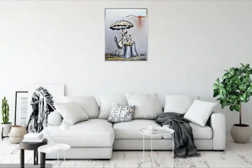 Quadro para Sala e Quarto Vinho Mulher Vinho Black