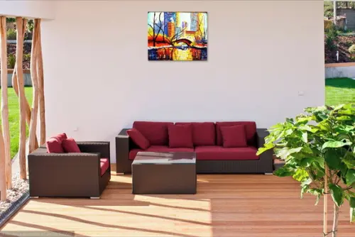 Quadro para Sala Pintura Eua Central Park Black Friday