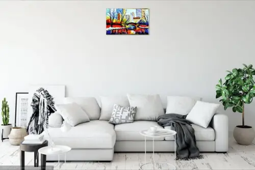 Quadro para Sala Pintura Tela Central Park Presente de Natal