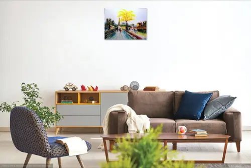 Quadro para Sala Pintura Urbana França París Black Friday