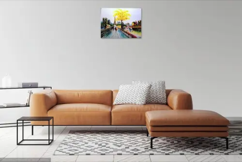 Quadro para Sala Pintura Urbana França París Black Friday