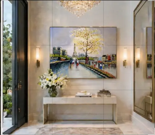 Quadro Pintura em Tela Urbana París Molin Rouge Black Friday