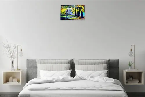 Quadro Pintura Moderno Paisagem Casa Fazenda Black Friday