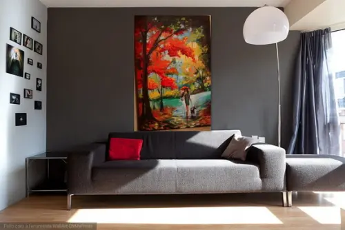Quadro Pintura Tela Abstrato Moderno Pet Lovers Black Friday