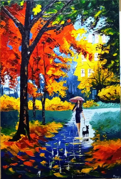 Quadro Pintura Tela Abstrato Moderno Pet Lovers Black Friday