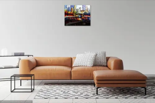Quadro Sala Paisagem Urbana Central Park Presente de Natal