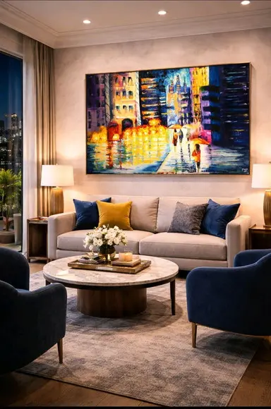 Quadro Sala Paisagem Urbana New York Eua Presente de Natal