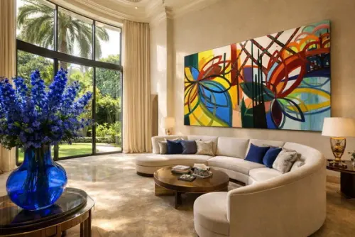Quadros Abstrato Moderno Linhas Geométricas Black Friday