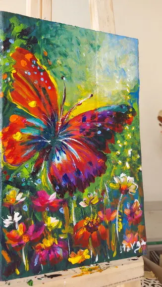 Quadros Animal Abstrato Moderno Borboleta Black Friday