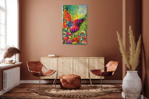Quadros Animal Abstrato Moderno Borboleta Black Friday