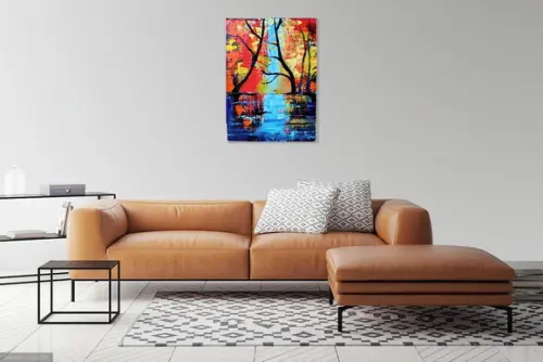 Quadros Decorativos Abstrato Moderno Presente de Natal