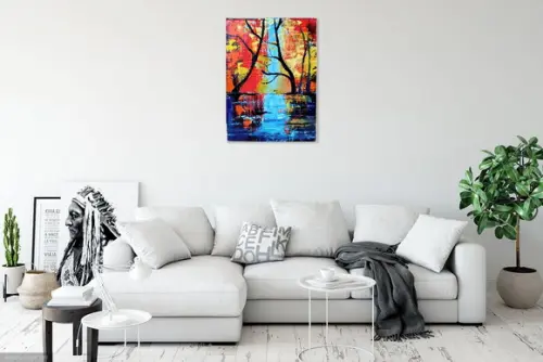 Quadros Decorativos Abstrato Moderno Presente de Natal