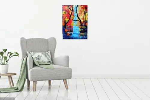 Quadros Decorativos Abstrato Moderno Presente de Natal