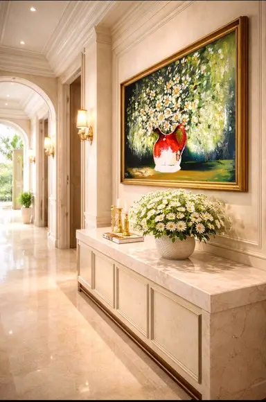 Quadros Decorativos Cascata de Luz Presente de Natal