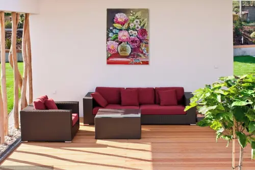 Quadros Decorativos Floral Crisântemos Presente de Natal