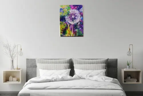 Quadros Decorativos Floral Dente de Leão Presente de Natal