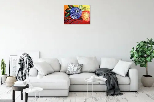 Quadros Decorativos Floral Hortênsias Presente de Natal