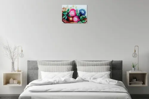 Quadros Decorativos Floral Hortênsias Presente de Natal