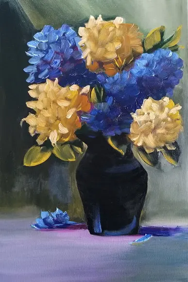 Quadros Decorativos Floral Hortênsias Presente de Natal
