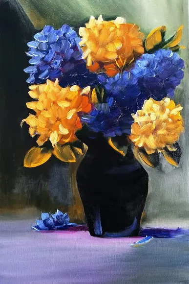Quadros Decorativos Floral Hortênsias Presente de Natal