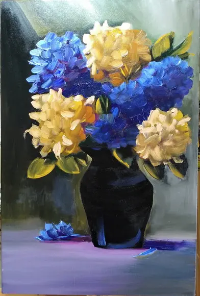 Quadros Decorativos Floral Hortênsias Presente de Natal
