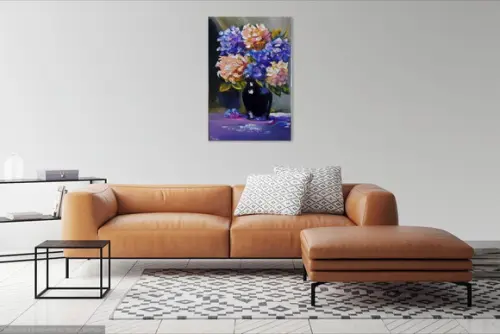 Quadros Decorativos Floral Hortênsias Presente de Natal
