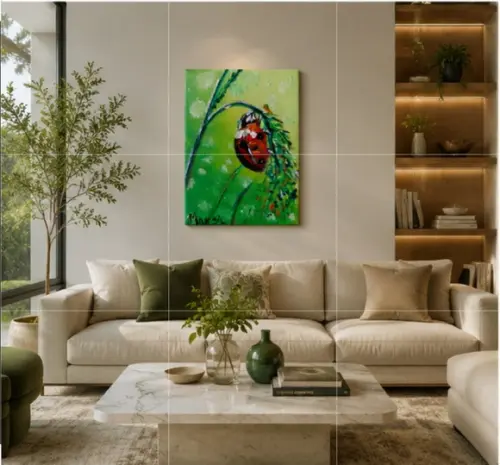Quadros Decorativos Joaninha Animais Presente de Natal
