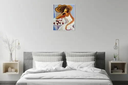 Quadros Decorativos Mulher Cofee Time Presente de Natal