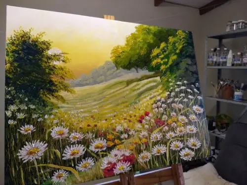 Quadros Decorativos Paisagem Amanhecer Presente de Natal