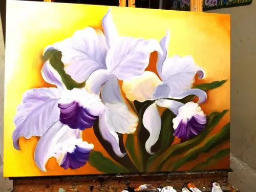 Quadros Decorativos Orquídeas Brancas Presente de Natal
