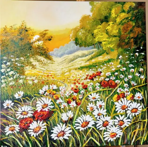 Quadros Decorativos Paisagem Amanhecer Presente de Natal
