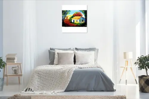 Quadros Decorativos Paisagem Caminho Presente de Natal