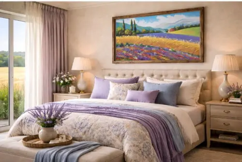 Quadros Decorativos Paisagem Colheita Presente de Natal