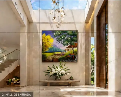 Quadros Decorativos Paisagem Ipê Amarelo Presente de Natal