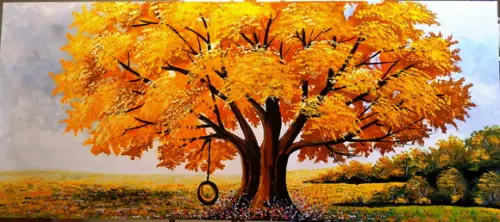 Quadros Decorativos Paisagem Ipê Amarelo Presente de Natal