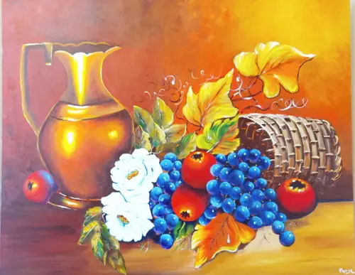 Quadros Decorativos para Sala de Jantar Pintura Tela Frutas
