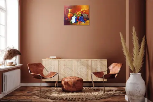 Quadros Decorativos para Sala de Jantar Pintura Tela Frutas